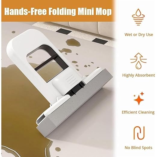 AeroClean™ 2-in-1 Wet & Dry Portable Desktop Mop
